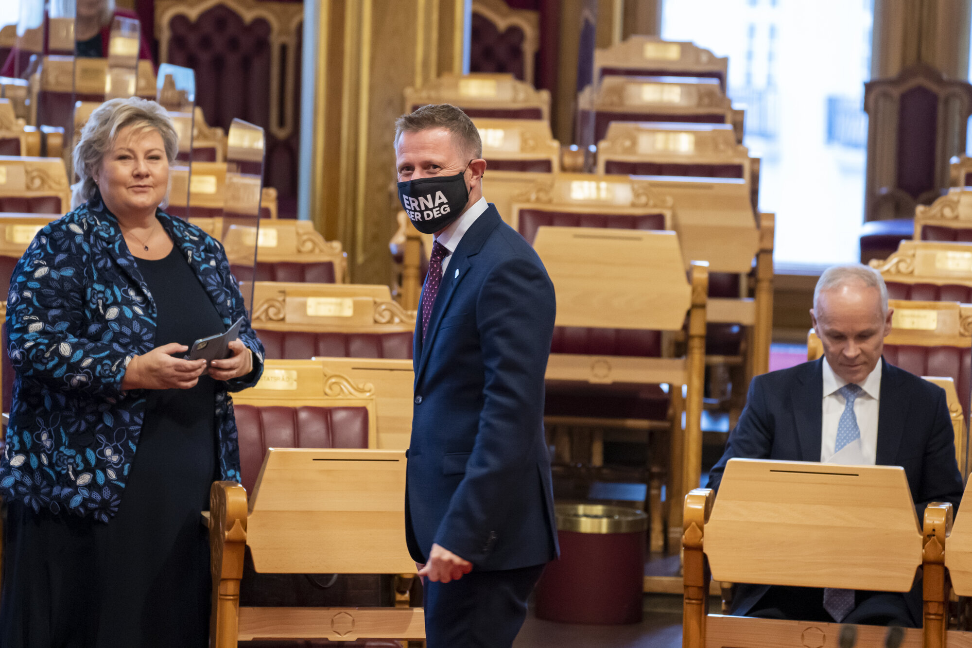 Erna Solberg, Bent Høie, Jan Tore Sanner Bildet viser Erna Solberg, Bent Høie og Jan Tore Sanner,