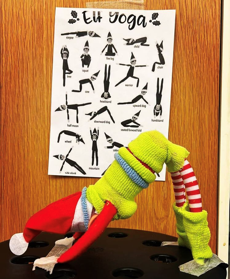 mr.vid19 Bildet viser mr.vid19 som gjør yoga.