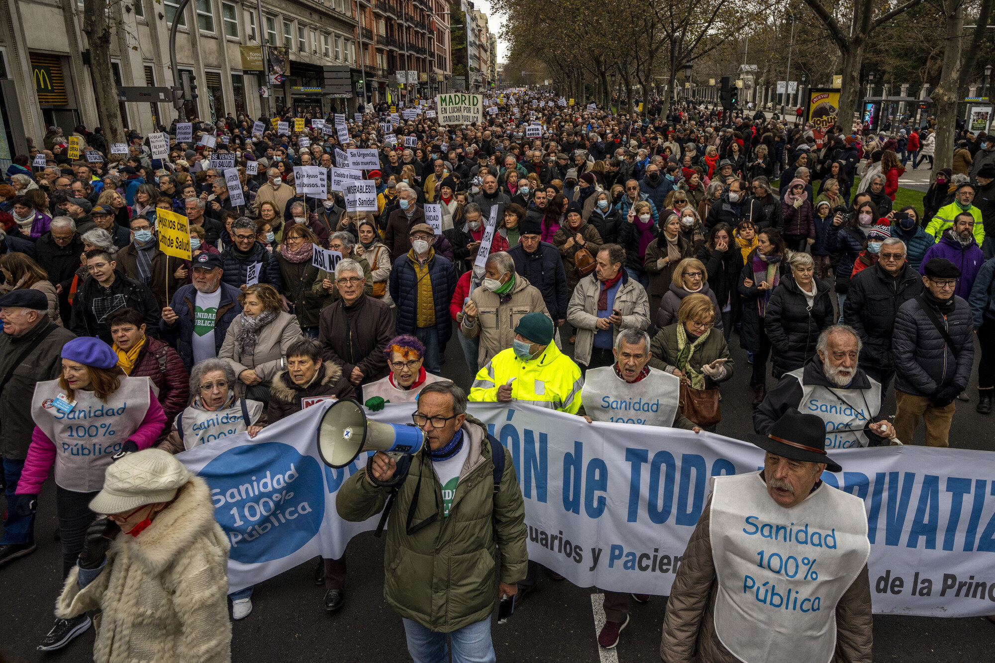 Protester i Spania