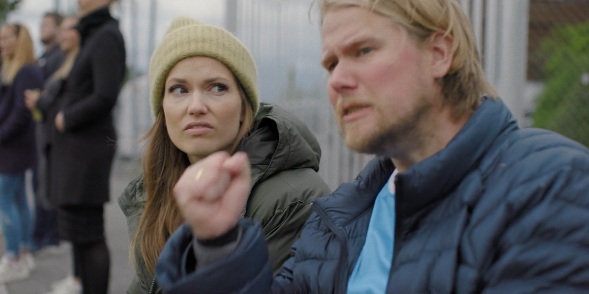 Åse Godal og Ole Christoffer Ertvaag Stillbilde fra serien "Evy og alltid" med Åse Godal og Ole Christoffer Ertvaag.