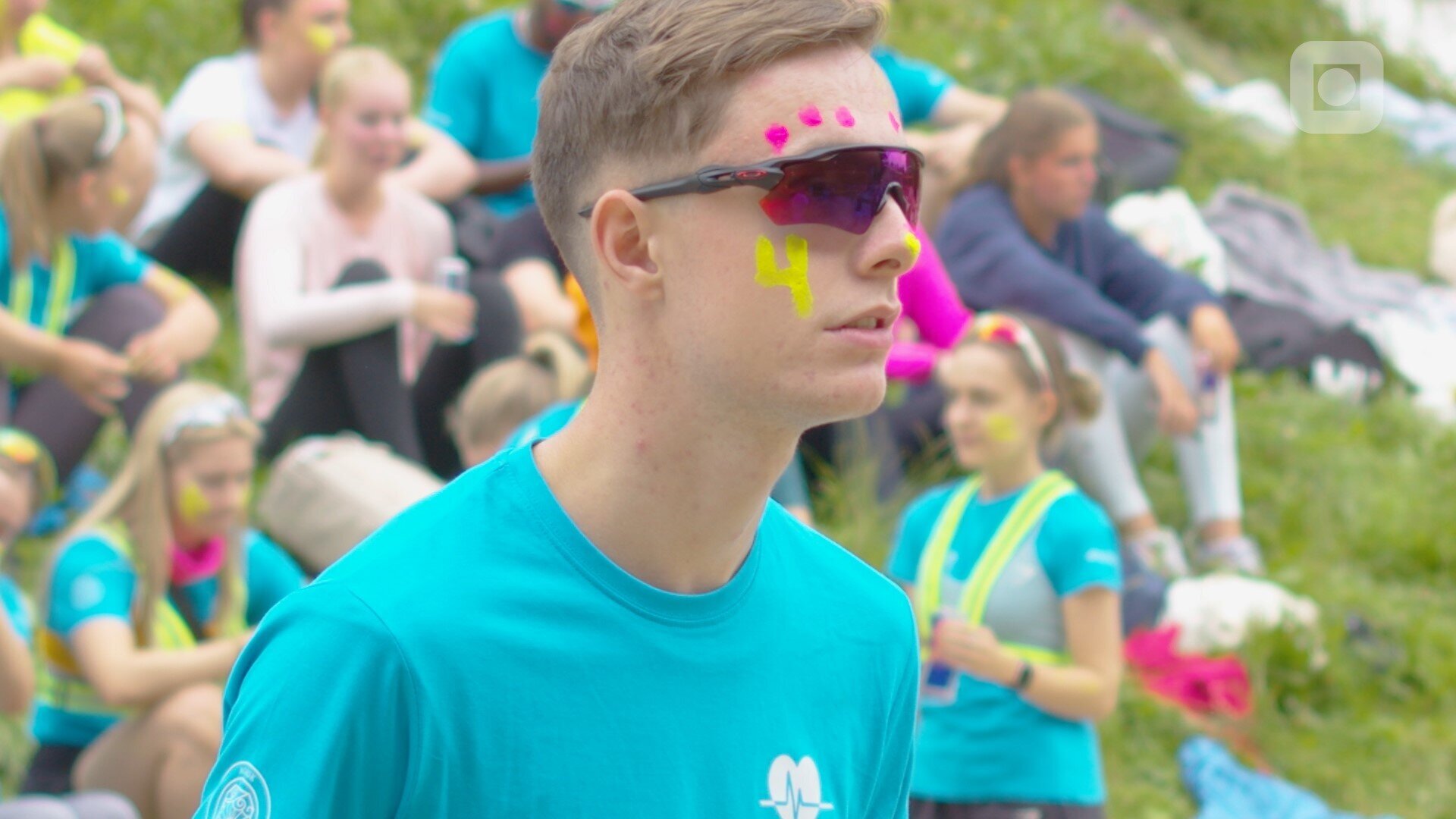 Sigve Lange på strandvolleyball Bildet viser Sigve Lange på strandvolleyball