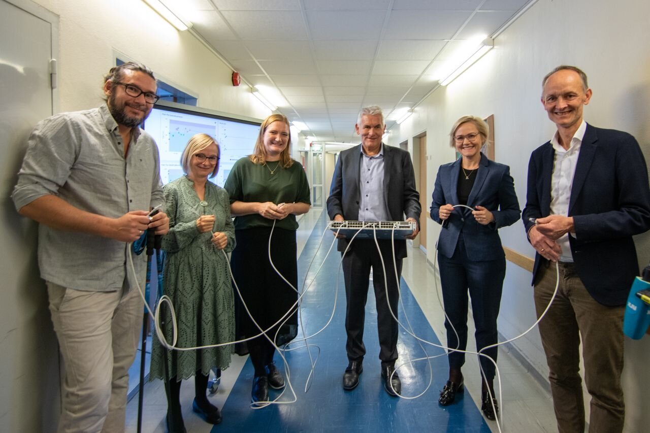 åpning av LINKEN ehelselab bildet viser åpning av LINKEN ehelselab