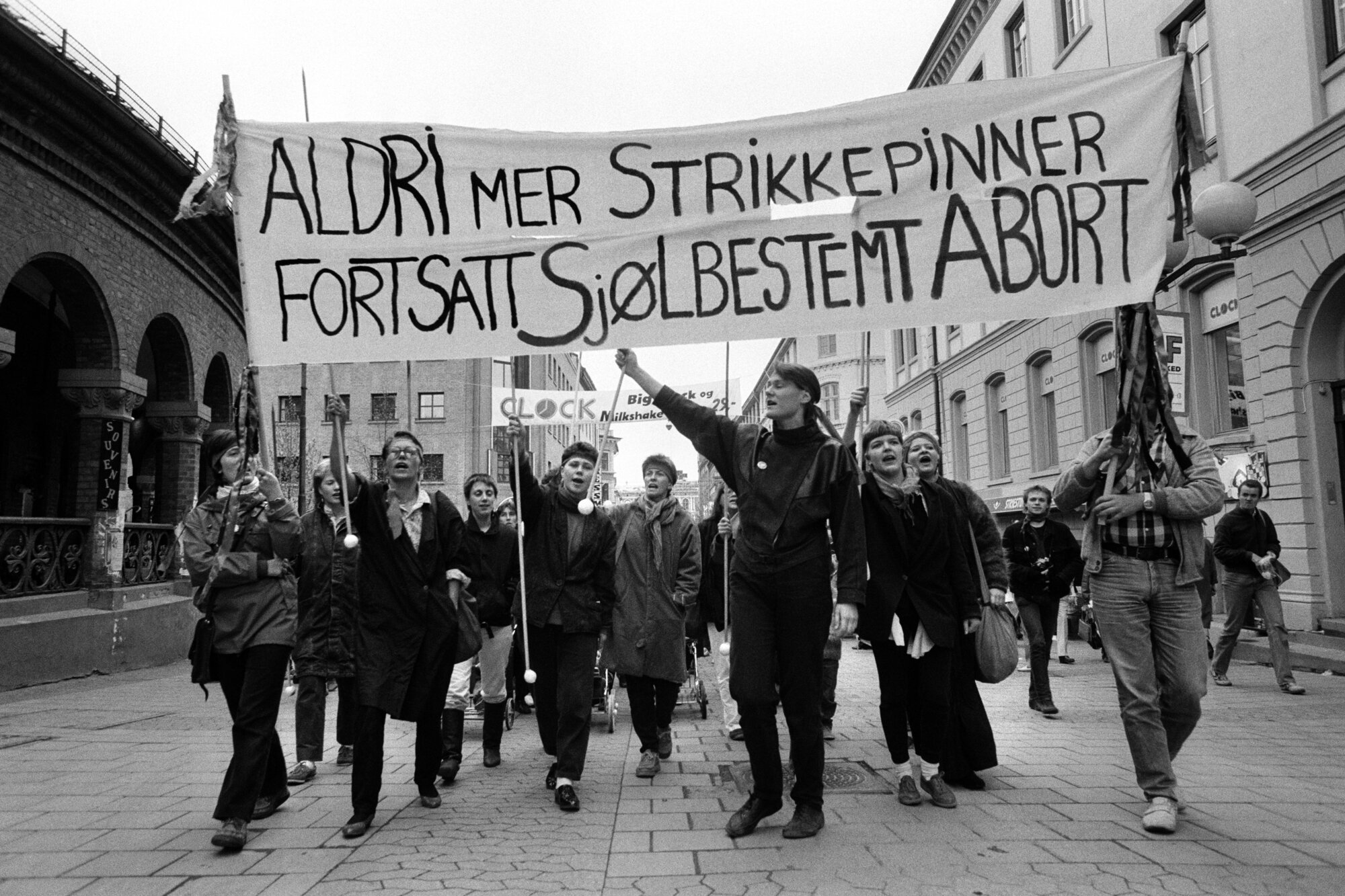 Bilde viser demonstrasjon for selvbestemt abort Bilde viser demonstrasjon for selvbestemt abort