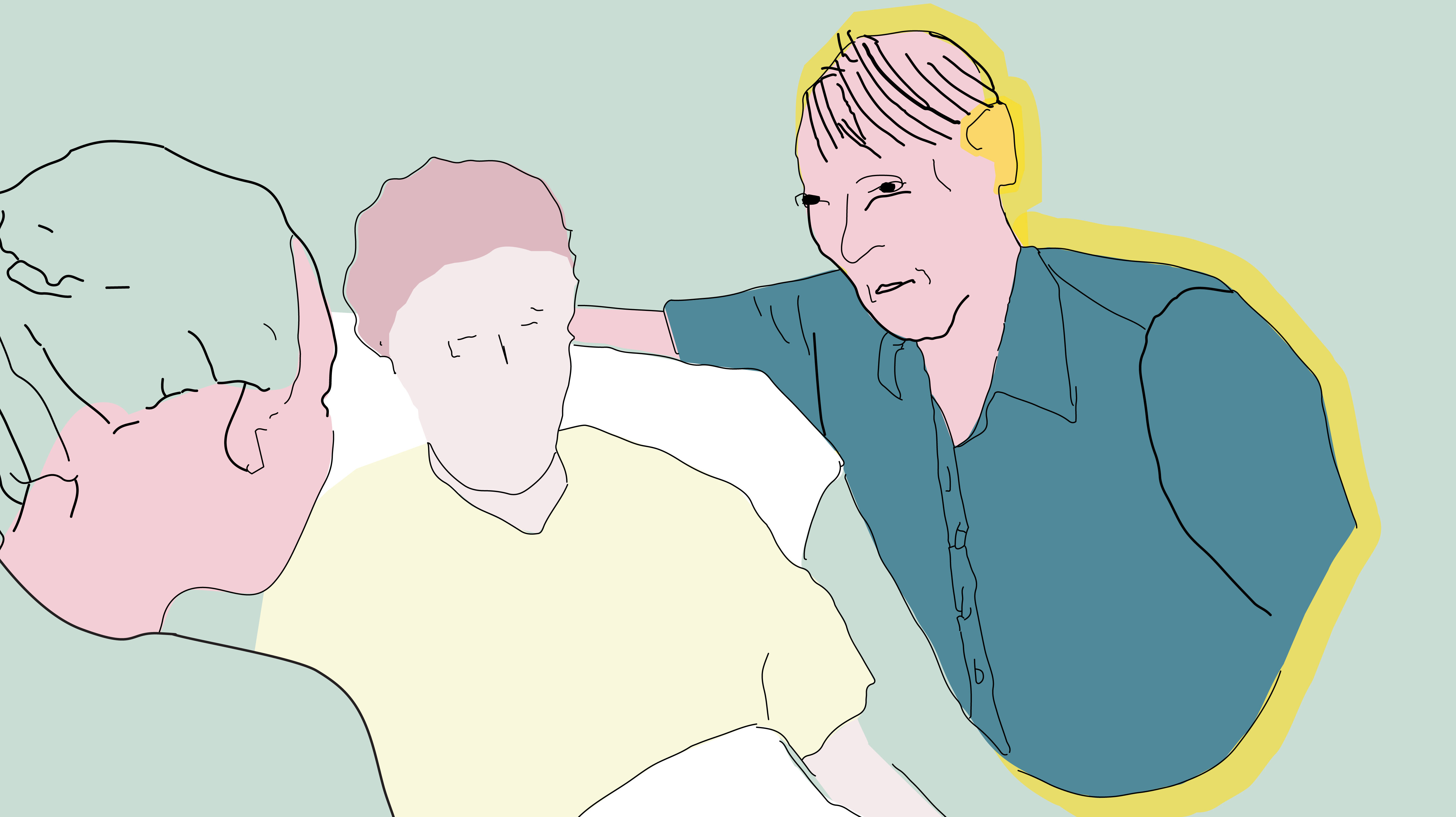 Bildet viser tre personer