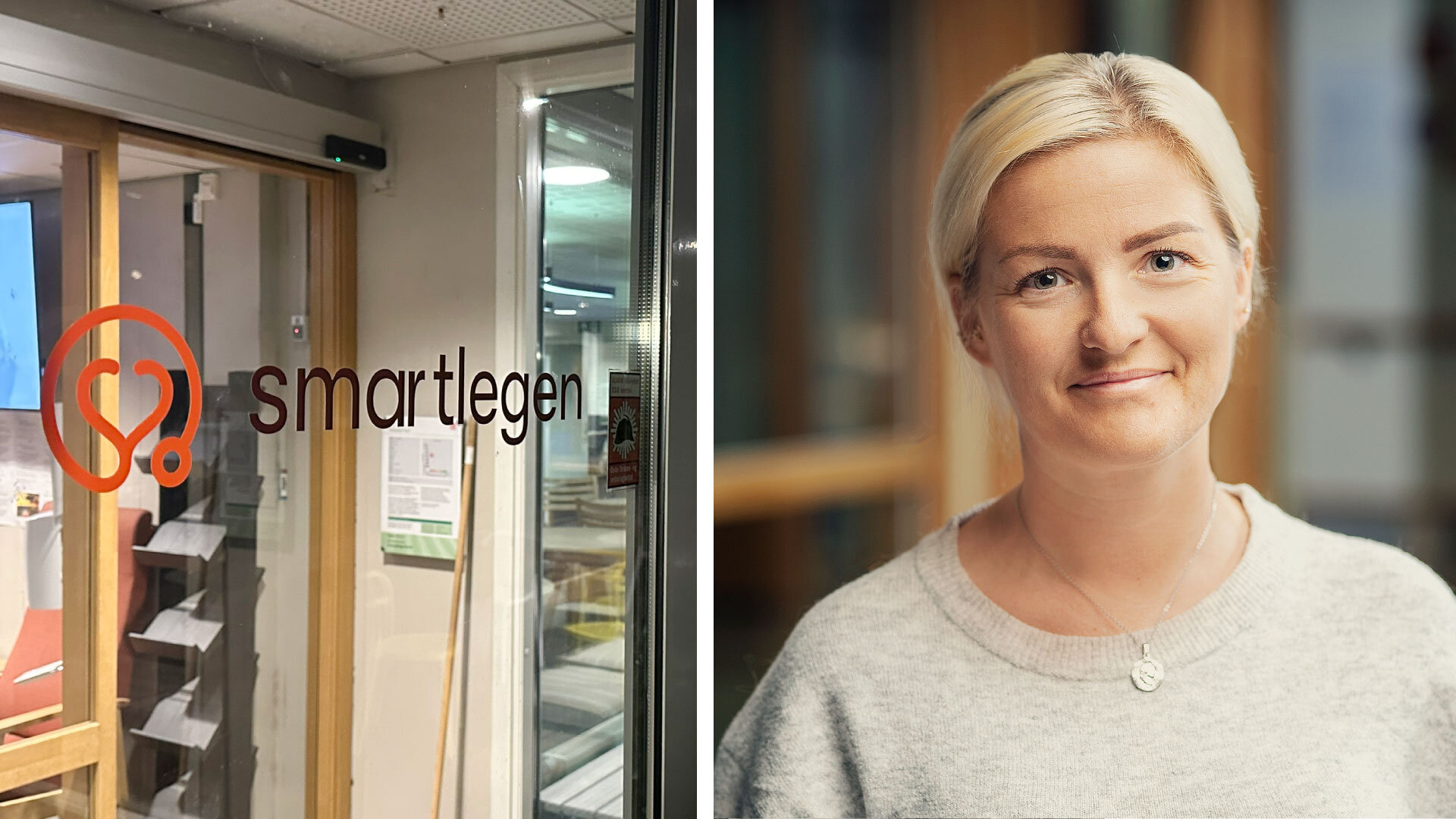 bilde av sykehusdirektøren og inngangen på uranienborghjemmet