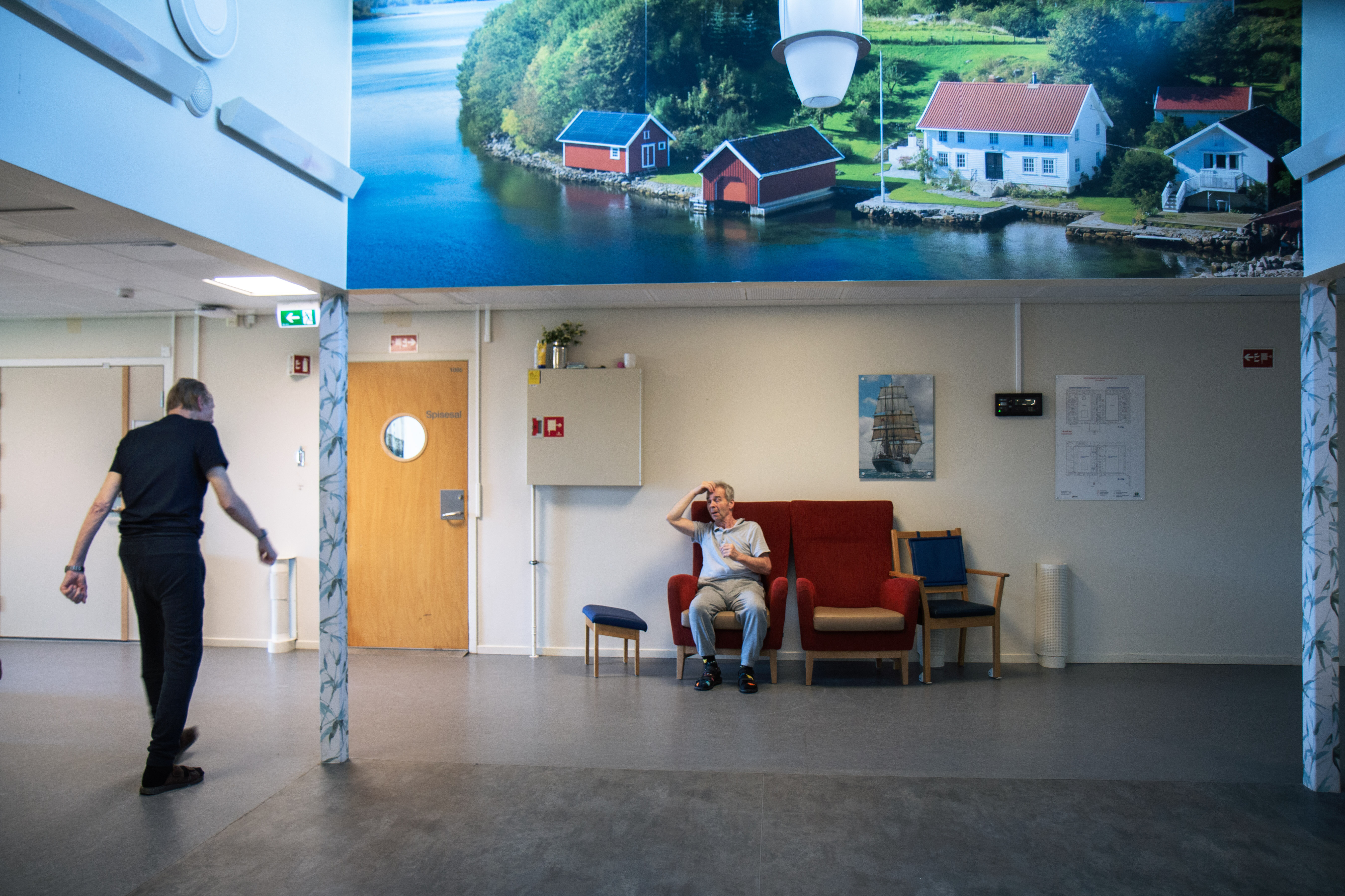 Bildet viser felleslokale på Økernhjemmet