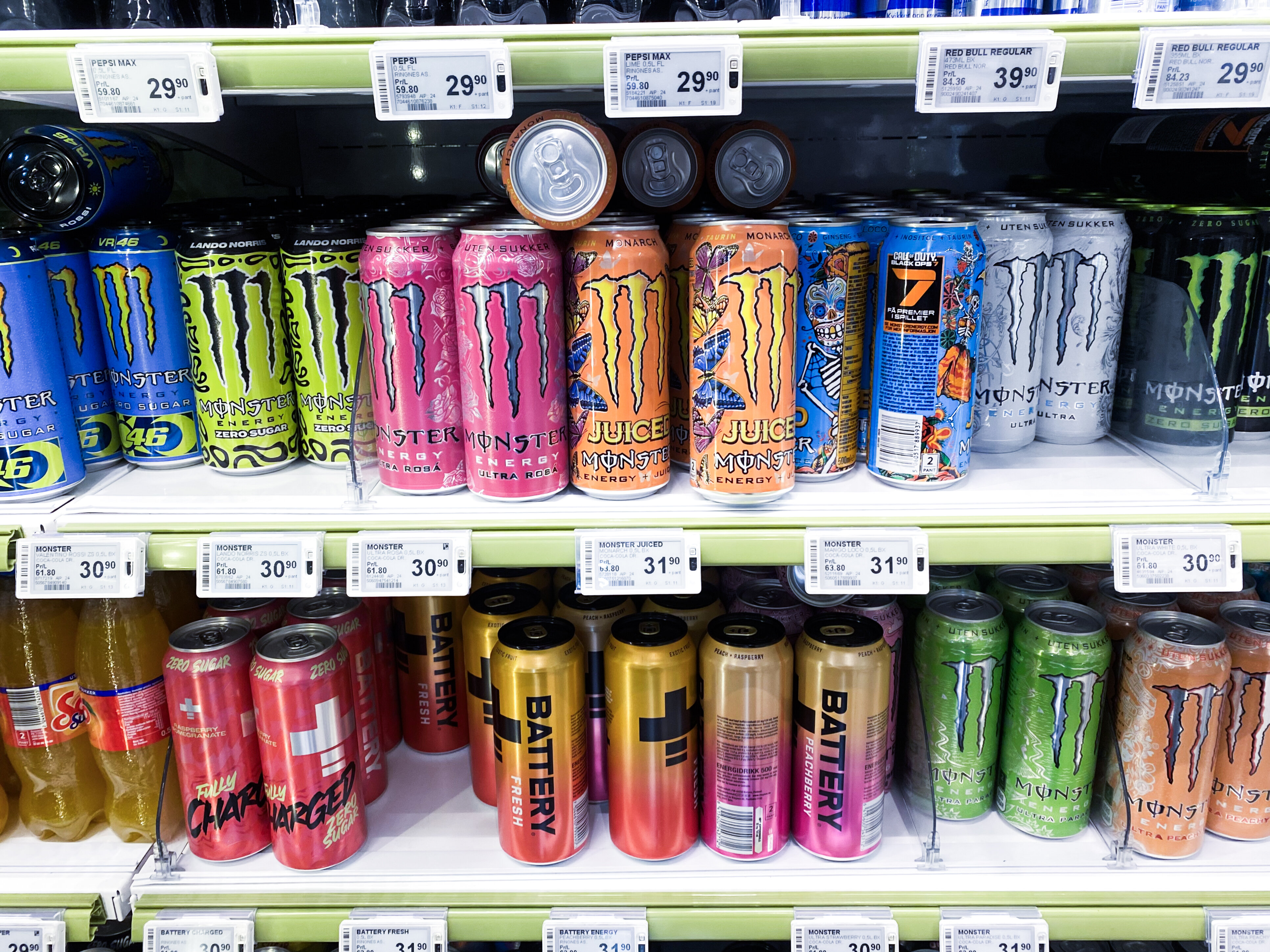 energidrikker