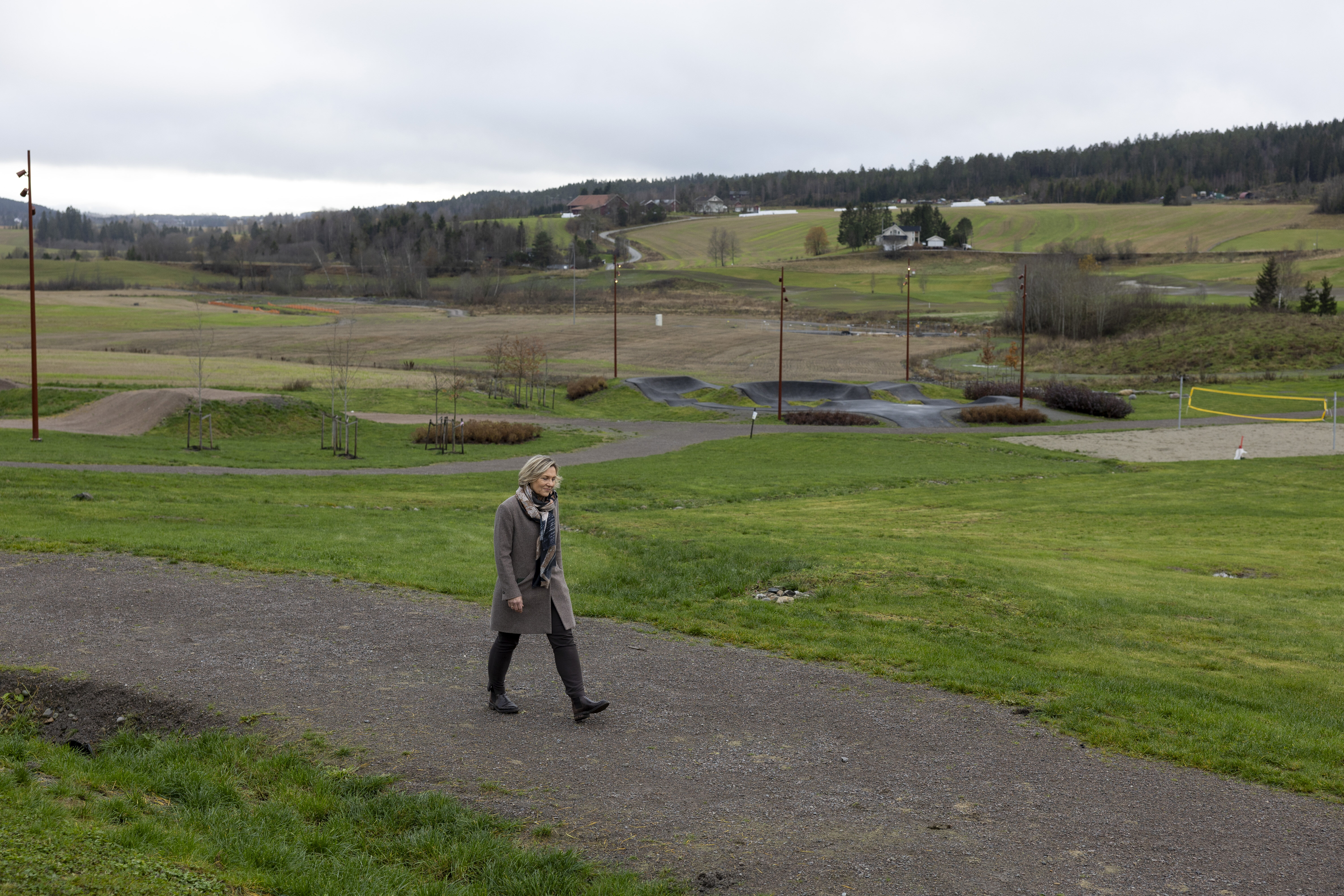 Hilde Ørbeck, Gjerdrum Bildet viser skredgropa i Gjerdrum