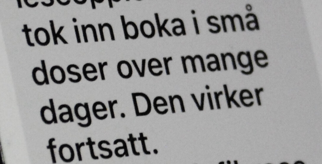 Tekstmelding til Tore Rem Tekstmelding til Tore Rem
