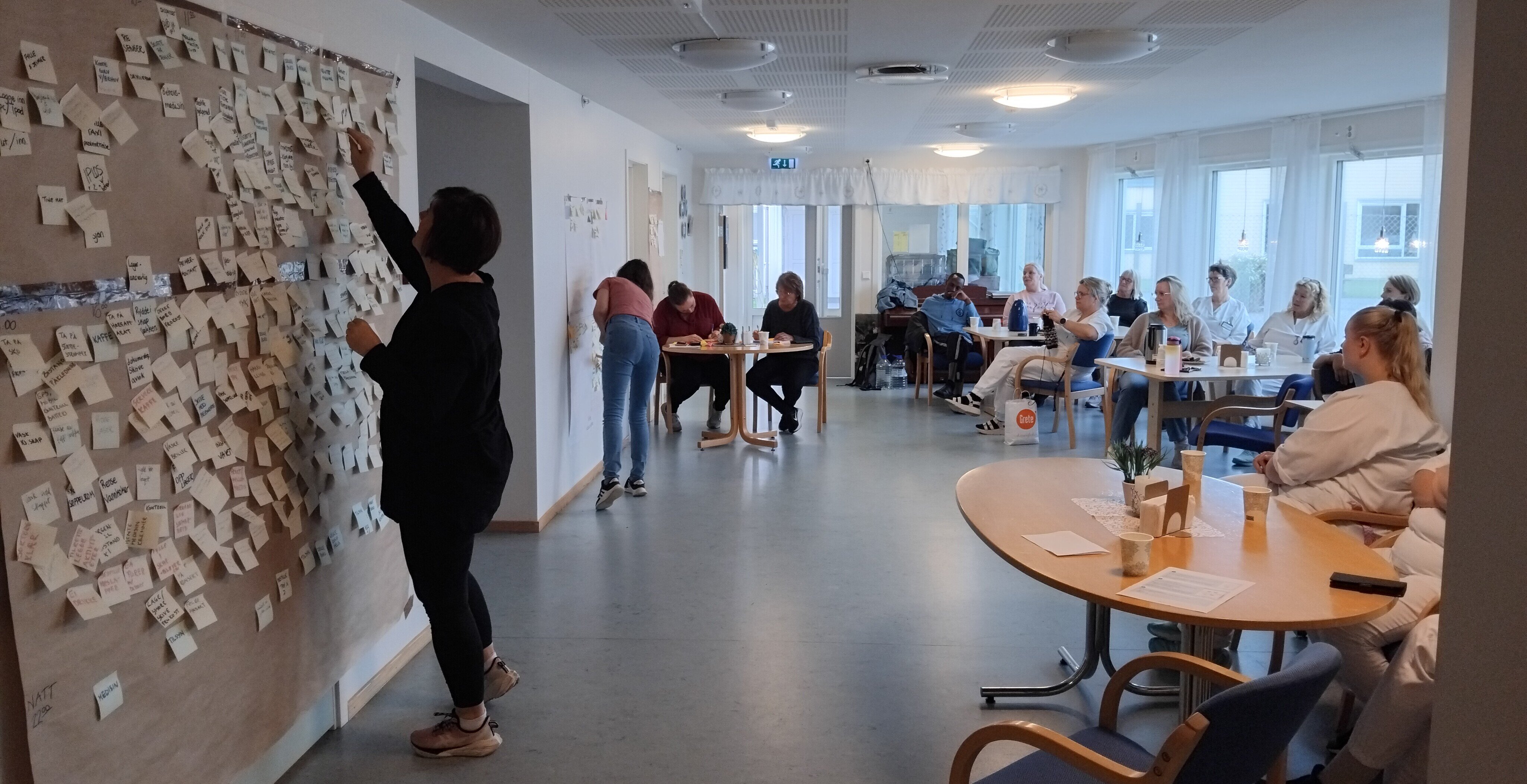 Bildet viser utviklingsarbeid i Vestvågøy kommune