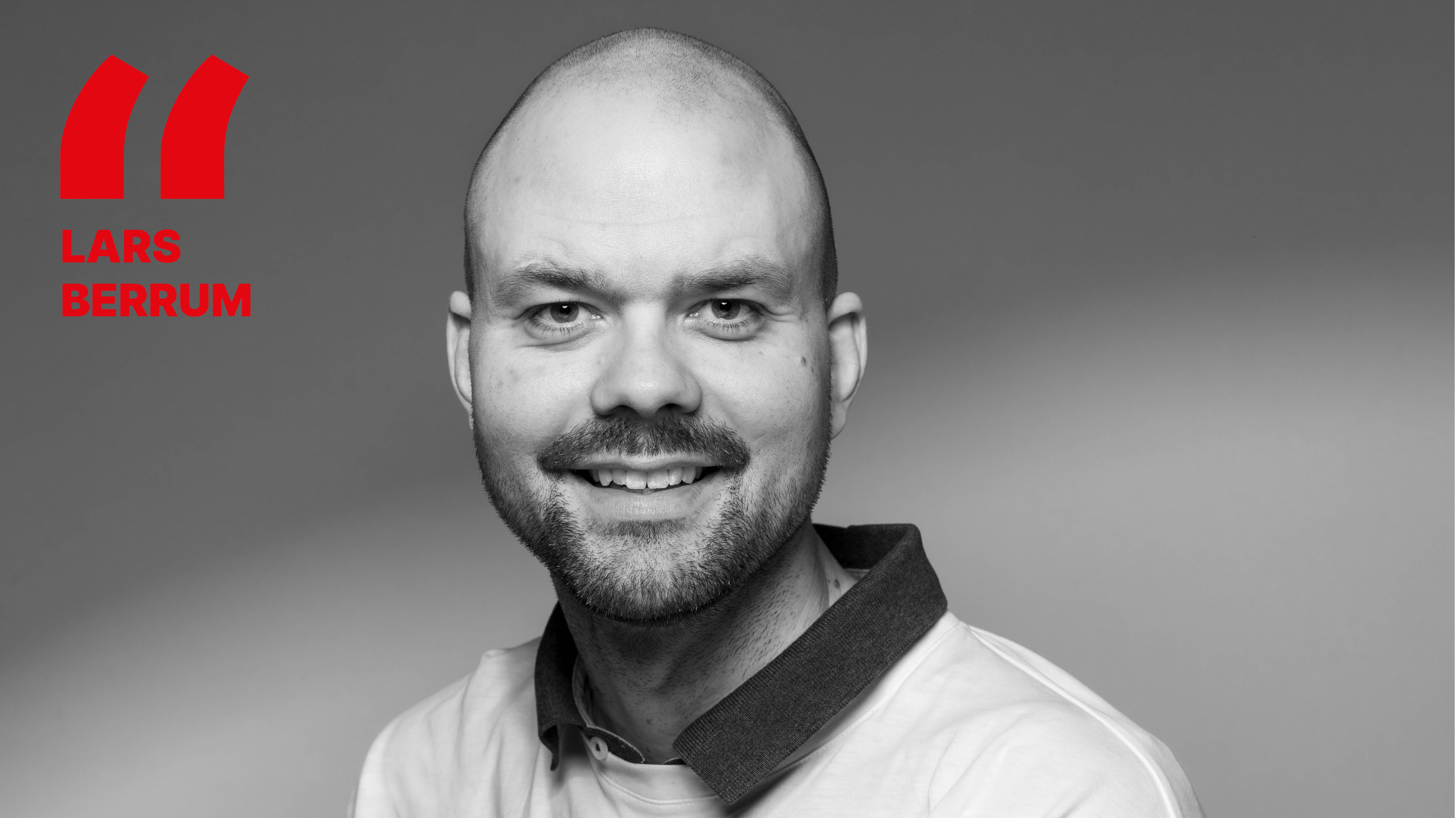 Bildet viser et portrett av Lars Berrum