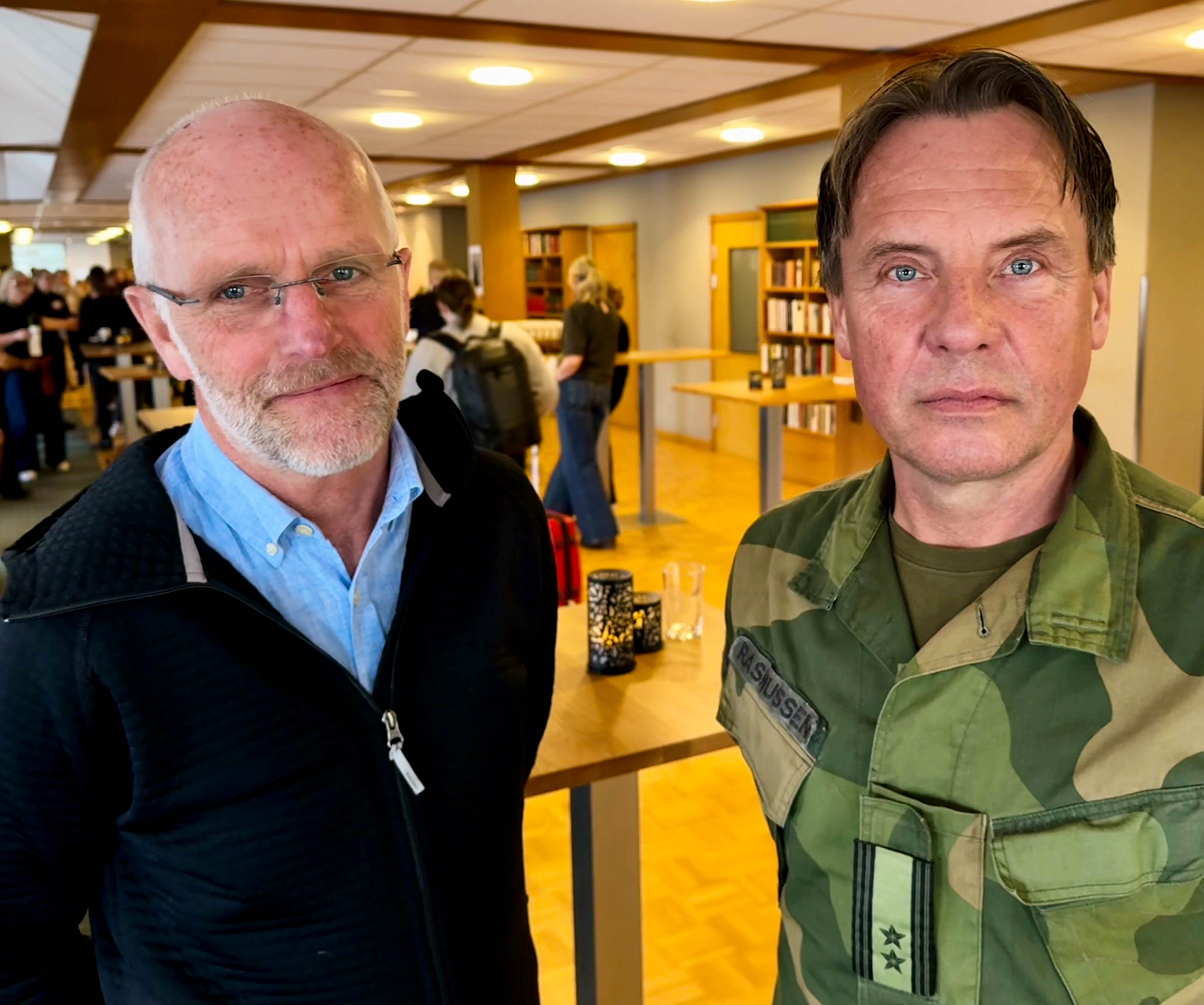 Bildet viser Bjørn Jamtli og Jørn Einar Rasmussen.