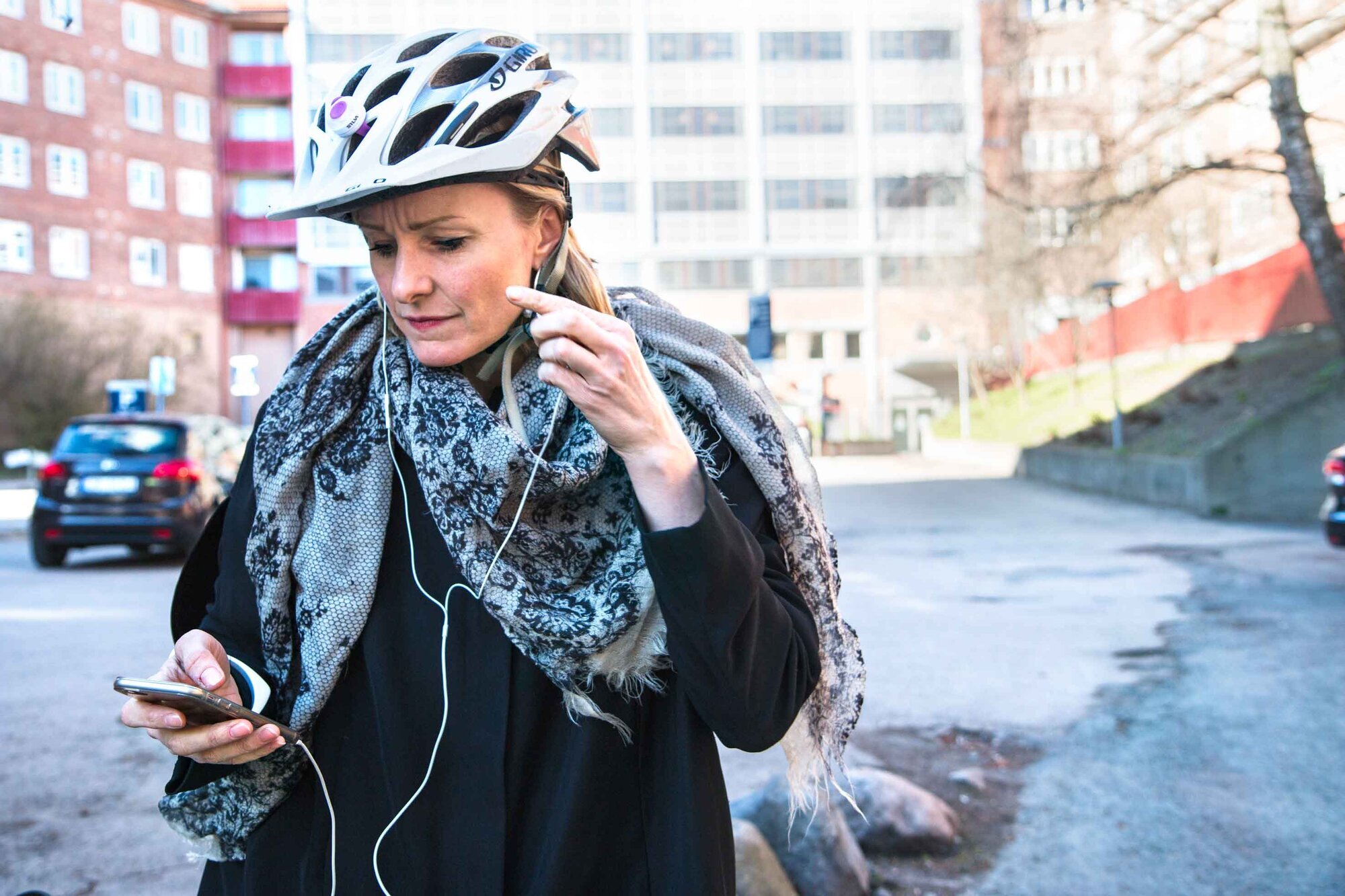 Byråd Inga Marthe Thorkildsen Byråd Inga Marthe Thorkildsen gjør seg klar for å sykle