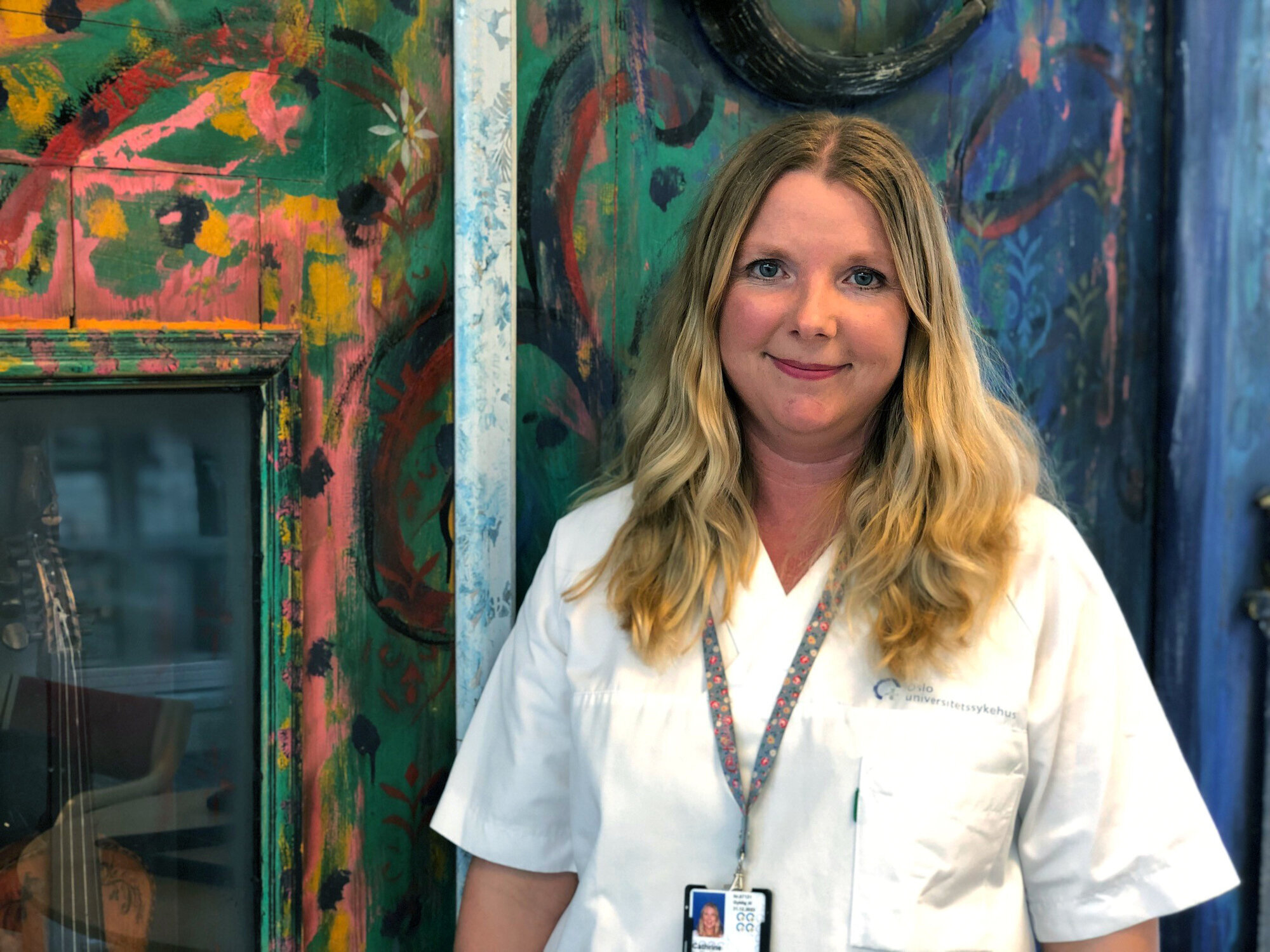 Cathrine Bruaset, sykepleier for barn med epilepsi ved SSE Bildet viser Cathrine Bruaset, sykepleier for barn med epilepsi ved SSE