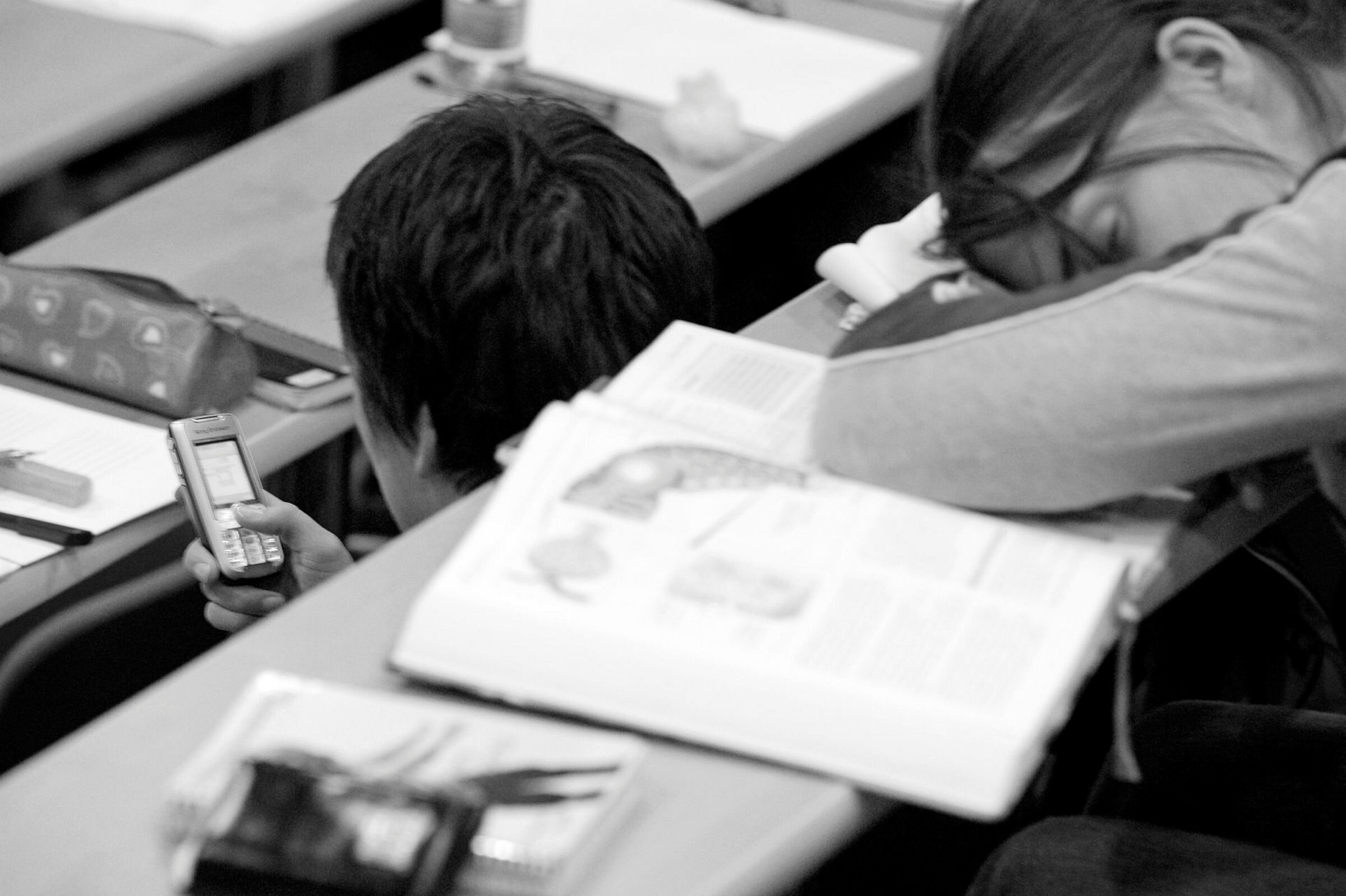 Sykepleierstudenter på Høgskolen i Oslo, høsten 2005.