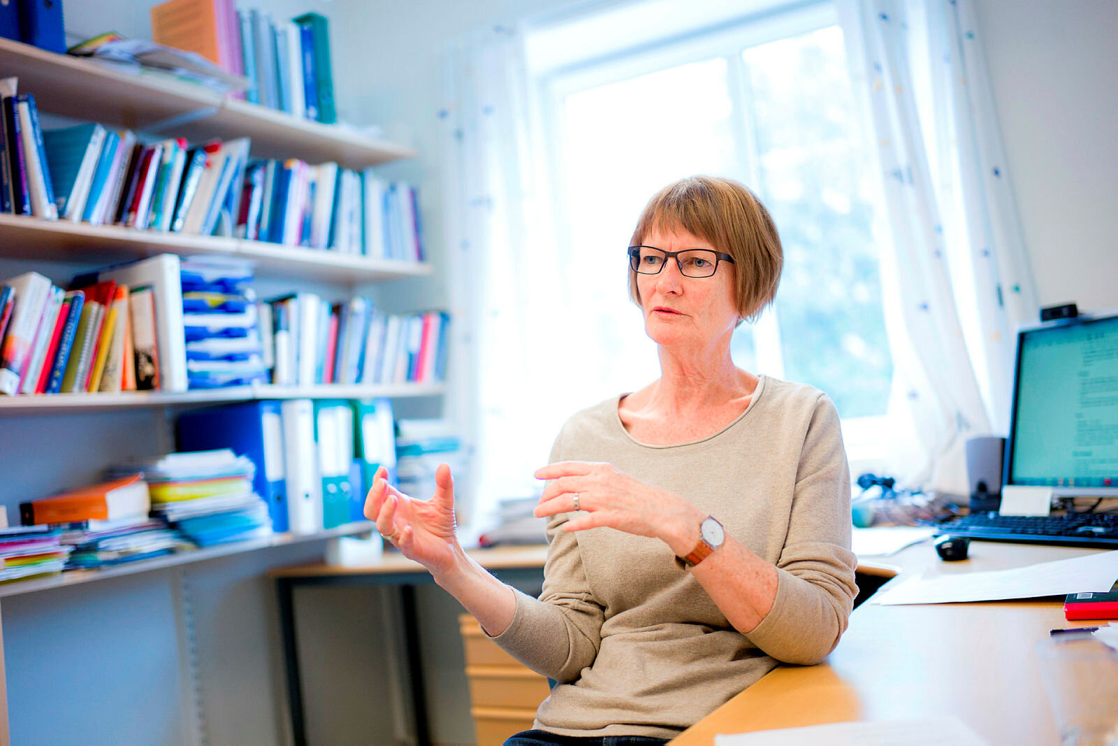 Portrett av Ragnhild Hellesø, professor ved Avdeling for sykepleievitenskap, UIO