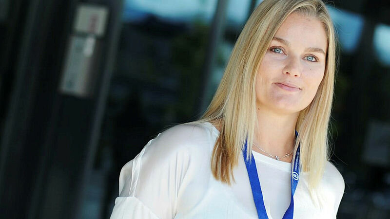 Hanne Charlotte Schjelderup Portrett av Hanne Charlotte Schjelderup, leder i Jordmorforbundet NSF