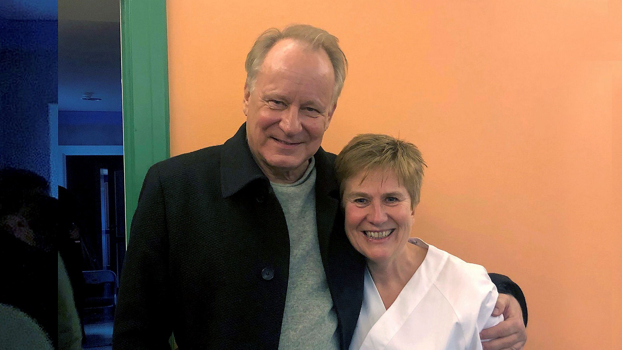 Skarsgård og Westad Stellan Skarsgård og Bente Westad