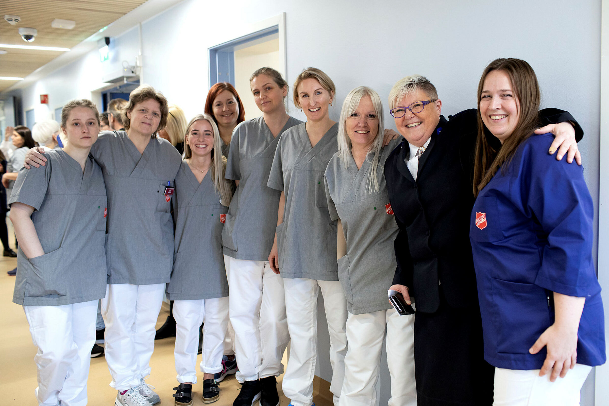 Åpning av Gatehospitalet Bergen, Frelsesarmeen, dalgig l eder Marianne Ørpetveit