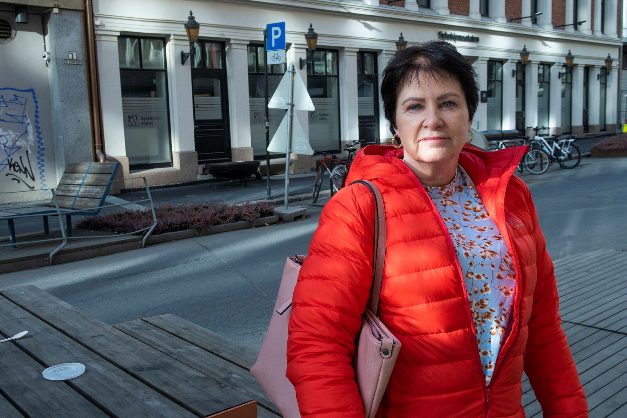 Birgitte Gundersen, intensivsykepleier, Røde Kors Bildet viser Birgitte Gundersen, intensivsykepleier, Røde Kors