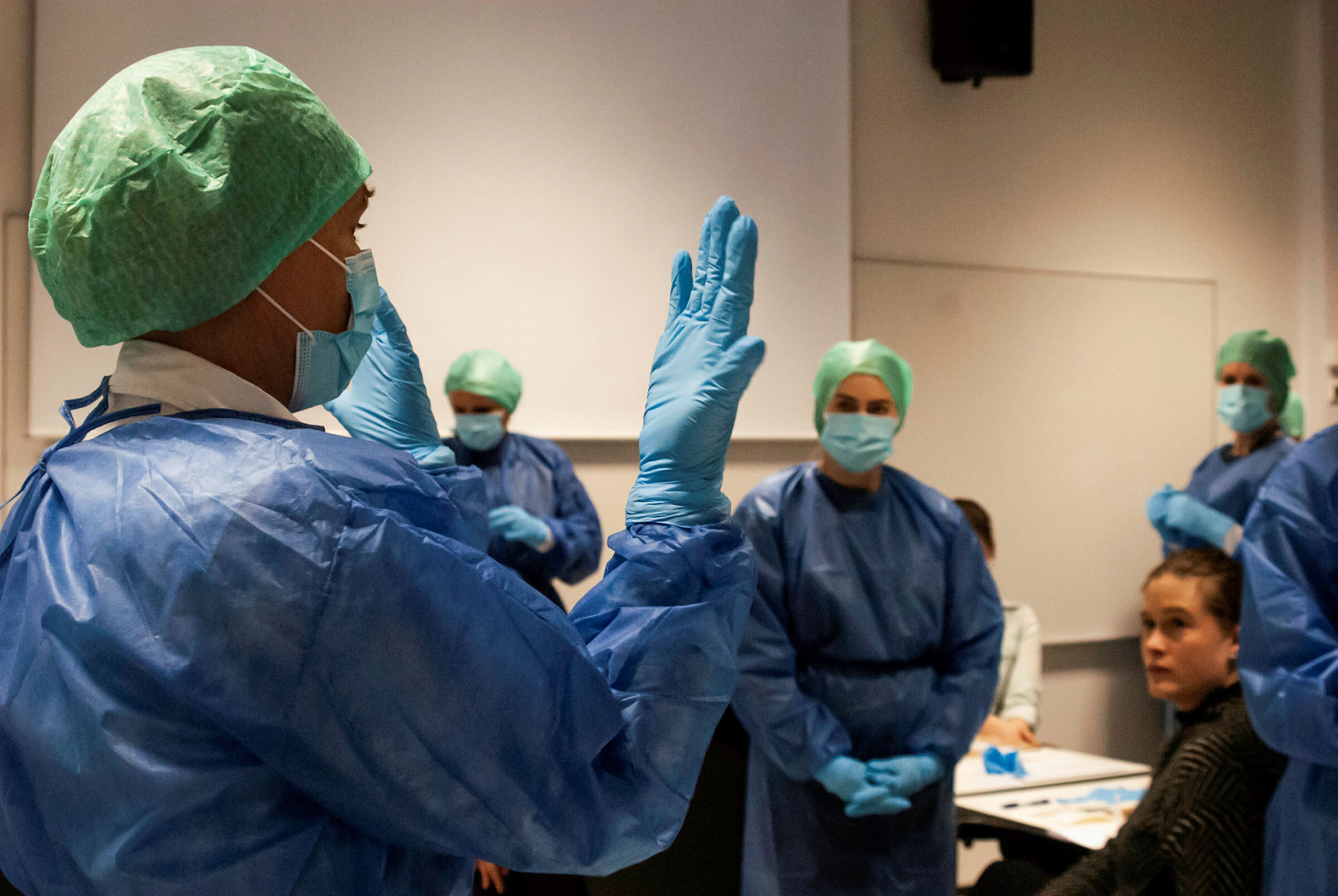 Samling ved HVL for videreutdanning i klinisk rettsmedisin for sykepleiere.