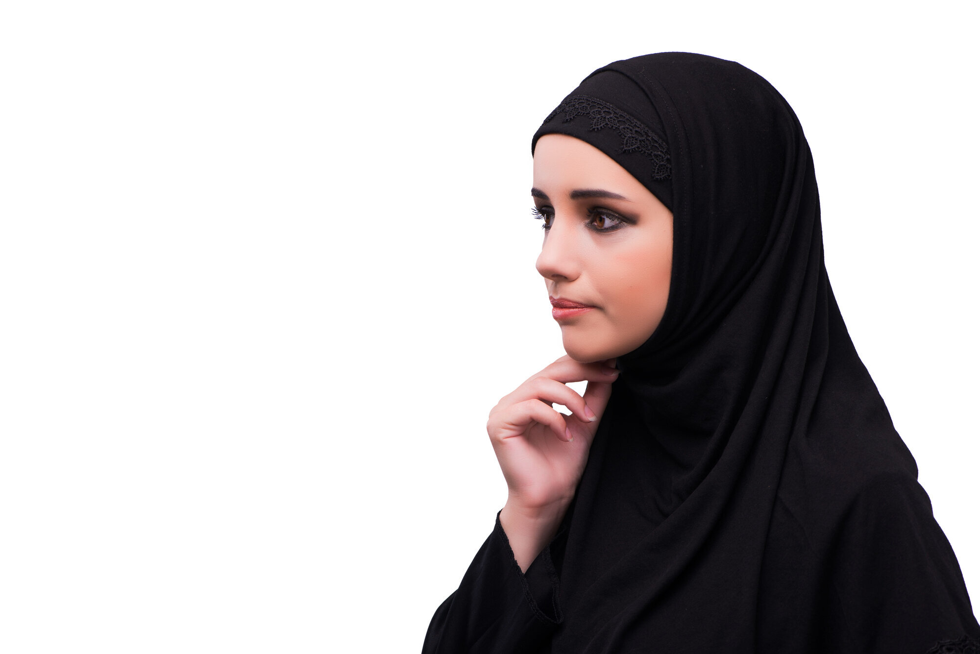 Bilde av kvinne med hijab Bilde av kvinne med hijab