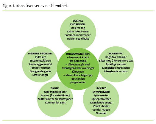 Figur 1 Figur 1: Konsekvenser av nedstemthet