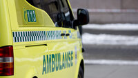 Ambulanse Bildet viser en ambulanse.