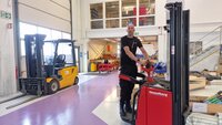 Bildet viser Anders Berg på jobb. Bildet viser Anders Berg på jobb.