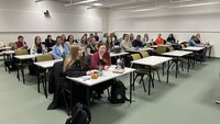 Bildet viser studenter i Hammerfest. Bildet viser studenter i Hammerfest.