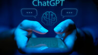 Bildet viser en illustrasjon av Chat-GPT