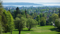 Oslo sentrum sett fra Havnabakken på Nordberg i Oslo.