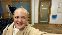 Marica Fjeldskår Johnsen etter vakten sin på Kommunal akutt døgnenhet