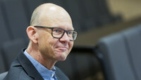 Bildet viser Geir Axelsen, leder i TBU og adm dir i SSB
