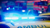 Bildet viser nødetater under utrykning