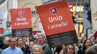 Bilde av streikemarkering