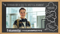 Bildet viser en student