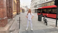 bilde av sykepleier Christina Livgard