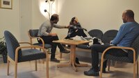Et av syv rom i simuleringssenteret Et av syv rom i simuleringssenteret