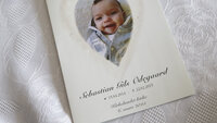 Kirkeprogram med bilde av sebastian Kirkeprogram med bilde av sebastian