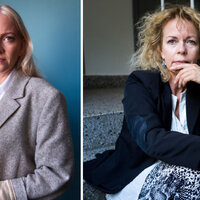 Forbundsleder Lill Sverresdatter larsen og Gjertrud Krokaa NSF-fylkesleder i Nordland fylke
