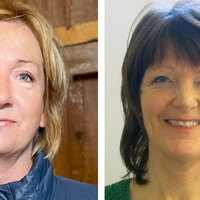 Bildet er en kollasj med foto av henholdsvis Berit Liland og Tanja Alme