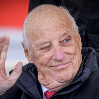 Bildet viser kong Harald
