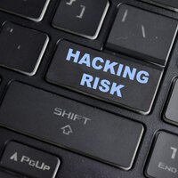 Bildet viser et tastatur som illustrerer datasikkerhet